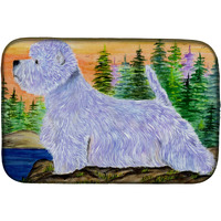 "Caroline's Treasures Wes tie Dish Drying Mat, 14"" x 21"", Multicolor"