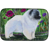 "Caroline's Treasures Keeshond Dish Drying Mat, 14 x 21, Multicolor"
