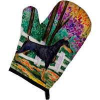 "Caroline's Treasures SS8428OVMT Doberman Oven Mitt, 12"" by 8.5"", Multicolor"