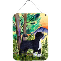 "Caroline's Treasures SS8429DS1216 Portuguese Water Dog Aluminium Metal Wall or Door Hanging Prints, 16"" x 12"", Multicolor"