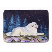 "Caroline's Treasures Starry Night Pyrenees Floor Mat, 19"" x 27"", Multicolor"
