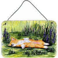 "Caroline's Treasures SS8465DS812 Corgi Indoor Aluminum Metal Wall or Door Hanging Prints, 8 x 12"", Multicolor"