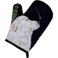 "Caroline's Treasures SS8470OVMT Starry Night Great Pyrenees Oven Mitt, 12"" by 8.5"", Multicolor"