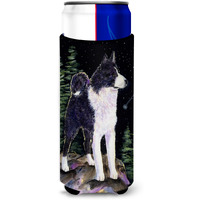 Starry Night Karelian Bear Dog Ultra Beverage Insulators for slim cans SS8483MUK
