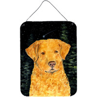 "Caroline's Treasures Starry Night Chesapeake Bay Retriever Wall or Door Hanging Prints, 16"" x 12"", Multicolor"