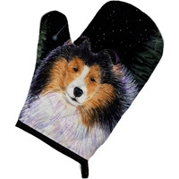 "Caroline's Treasures SS8491OVMT Starry Night Collie Oven Mitt, 12"" by 8.5"", Multicolor"