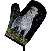 "Caroline's Treasures SS8493OVMT Starry Night Scottish Deerhound Oven Mitt, 12"" by 8.5"", Multicolor"