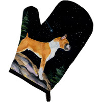 "Caroline's Treasures SS8496OVMT Starry Night Boxer Oven Mitt, 12"" by 8.5"", Multicolor"