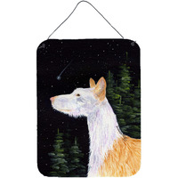 "Caroline's Treasures SS8499DS1216 Starry Night Ibizan Hound Aluminium Metal Wall or Door Hanging Prints, 16"" x 12"", Multicolor"