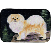 "Caroline's Treasures Starry Night Tibetan Spaniel Dish Drying Mat, 14"" x 21"", Multicolor"