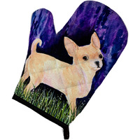 "Caroline's Treasures SS8514OVMT Starry Night Chihuahua Oven Mitt, 12"" by 8.5"", Multicolor"