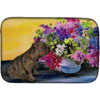 "Caroline's Treasures French Bulldog Dish Drying Mat, 14"" x 21"", Multicolor"