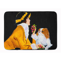 "Caroline's Treasures Lady with her Japanese Chin Floor Mat, 19"" x 27"", Multicolor"