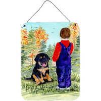 "Caroline's Treasures SS8548DS1216 Tibetan Mastiff Aluminium Metal Wall or Door Hanging Prints, 16"" x 12"", Multicolor"