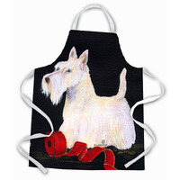 "Caroline's Treasures SS8553APRON Scottish Terrier Apron, Large, Multicolor"
