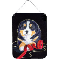 "Caroline's Treasures SS8569DS1216 Bernese Mountain Dog Aluminium Metal Wall or Door Hanging Prints, 16"" x 12"", Multicolor"