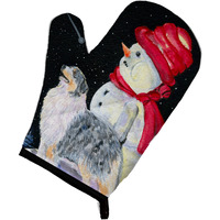 "Caroline's Treasures SS8574OVMT Australian Shepherd Oven Mitt, 12"" by 8.5"", Multicolor"