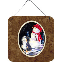 "Caroline's Treasures SS8575DS66 Bernese Mountain Dog Aluminum Metal Wall or Door Hanging Prints, 6 x 6"", Multicolor"