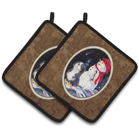 "Caroline's Treasures SS8575PTHD Bernese Mountain Dog Pot Holders (1 Pair), 7.5"" x 7.5"", Multicolor"