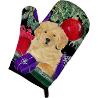 "Caroline's Treasures SS8581OVMT Golden Retriever Oven Mitt, 12"" by 8.5"", Multicolor"