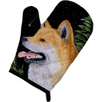 "Caroline's Treasures SS8598OVMT Shiba Inu Oven Mitt, 12"" by 8.5"", Multicolor"