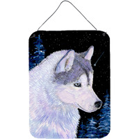 "Caroline's Treasures SS8617DS1216 Siberian Husky Aluminium Metal Wall or Door Hanging Prints, 16"" x 12"", Multicolor"