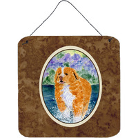 "Caroline's Treasures SS8619DS66 Nova Scotia Duck Toller Aluminum Metal Wall or Door Hanging Prints, 6 x 6"", Multicolor"