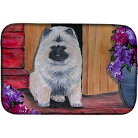 "Caroline's Treasures Keeshond Dish Drying Mat, 14 X 21, Multicolor"