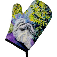 "Caroline's Treasures SS8643OVMT Tibetan Terrier Oven Mitt, 12"" by 8.5"", Multicolor"