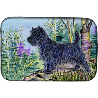 "Caroline's Treasures Cairn Terrier Dish Drying Mat, 14"" x 21"", Multicolor"