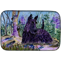 "Caroline's Treasures Scottish Terrier Dish Drying Mat, 14 x 21, Multicolor"