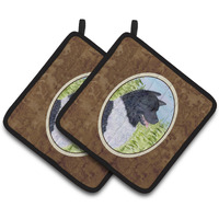 "Caroline's Treasures Akita Pair of Pot Holders SS8670PTHD, 7.5HX7.5W, Multicolor"