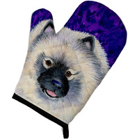 "Caroline's Treasures SS8691OVMT Keeshond Oven Mitt, 12"" by 8.5"", Multicolor"