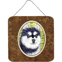 "Caroline's Treasures Klee Kai Aluminum Metal Wall or Door Hanging Prints, 6 x 6"", Multicolor"