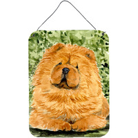 "Caroline's Treasures SS8709DS1216 Chow Chow Aluminium Metal Wall or Door Hanging Prints, 16"" x 12"", Multicolor"