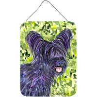 "Caroline's Treasures SS8718DS1216 Skye Terrier Aluminium Metal Wall or Door Hanging Prints, 16"" x 12"", Multicolor"