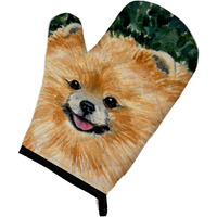 "Caroline's Treasures SS8725OVMT Pomeranian Oven Mitt, 12"" by 8.5"", Multicolor"