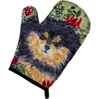 "Caroline's Treasures SS8727OVMT Pomeranian Oven Mitt, 12"" by 8.5"", Multicolor"