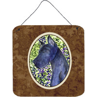 "Caroline's Treasures SS8745DS66 Great Dane Aluminum Metal Wall or Door Hanging Prints, 6 x 6"", Multicolor"