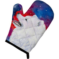 "Caroline's Treasures SS8752OVMT Samoyed Oven Mitt, 12"" by 8.5"", Multicolor"