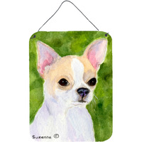 "Caroline's Treasures SS8786DS1216 Chihuahua Aluminium Metal Wall or Door Hanging Prints, 16"" x 12"", Multicolor"