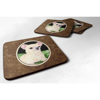 "Caroline's Treasures SS8789FC Chihuahua Foam Coasters (Set of 4), 3.5"" H x 3.5"" W, Multicolor"