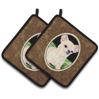 "Caroline's Treasures Chihuahua Pair of Pot Holders SS8789PTHD, 7.5HX7.5W, Multicolor"