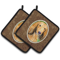 "Caroline's Treasures Dachshund Pair of Pot Holders SS8790PTHD, 7.5HX7.5W, Multicolor"
