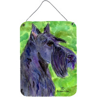 "Caroline's Treasures SS8792DS1216 Scottish Terrier Aluminium Metal Wall or Door Hanging Prints, 16"" x 12"", Multicolor"