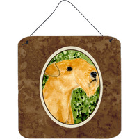 "Caroline's Treasures SS8804DS66 Lakeland Terrier Aluminum Metal Wall or Door Hanging Prints, 6 x 6"", Multicolor"