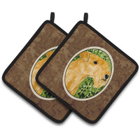 "Caroline's Treasures Lakeland Terrier Pair of Pot Holders SS8804PTHD, 7.5HX7.5W, Multicolor"