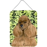"Caroline's Treasures SS8809DS1216 Cocker Spaniel Aluminium Metal Wall or Door Hanging Prints, 16"" x 12"", Multicolor"
