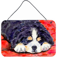 "Caroline's Treasures SS8828DS812 Bernese Mountain Dog Indoor Aluminum Metal Wall or Door Hanging Prints, 8 x 12"", Multicolor"