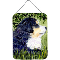 "Caroline's Treasures SS8832DS1216 Bernese Mountain Dog Aluminium Metal Wall or Door Hanging Prints, 16"" x 12"", Multicolor"